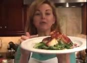 Caramelized Scallops With Spinach